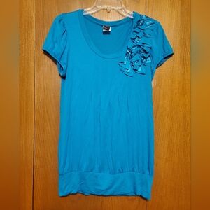Wrapper teal top